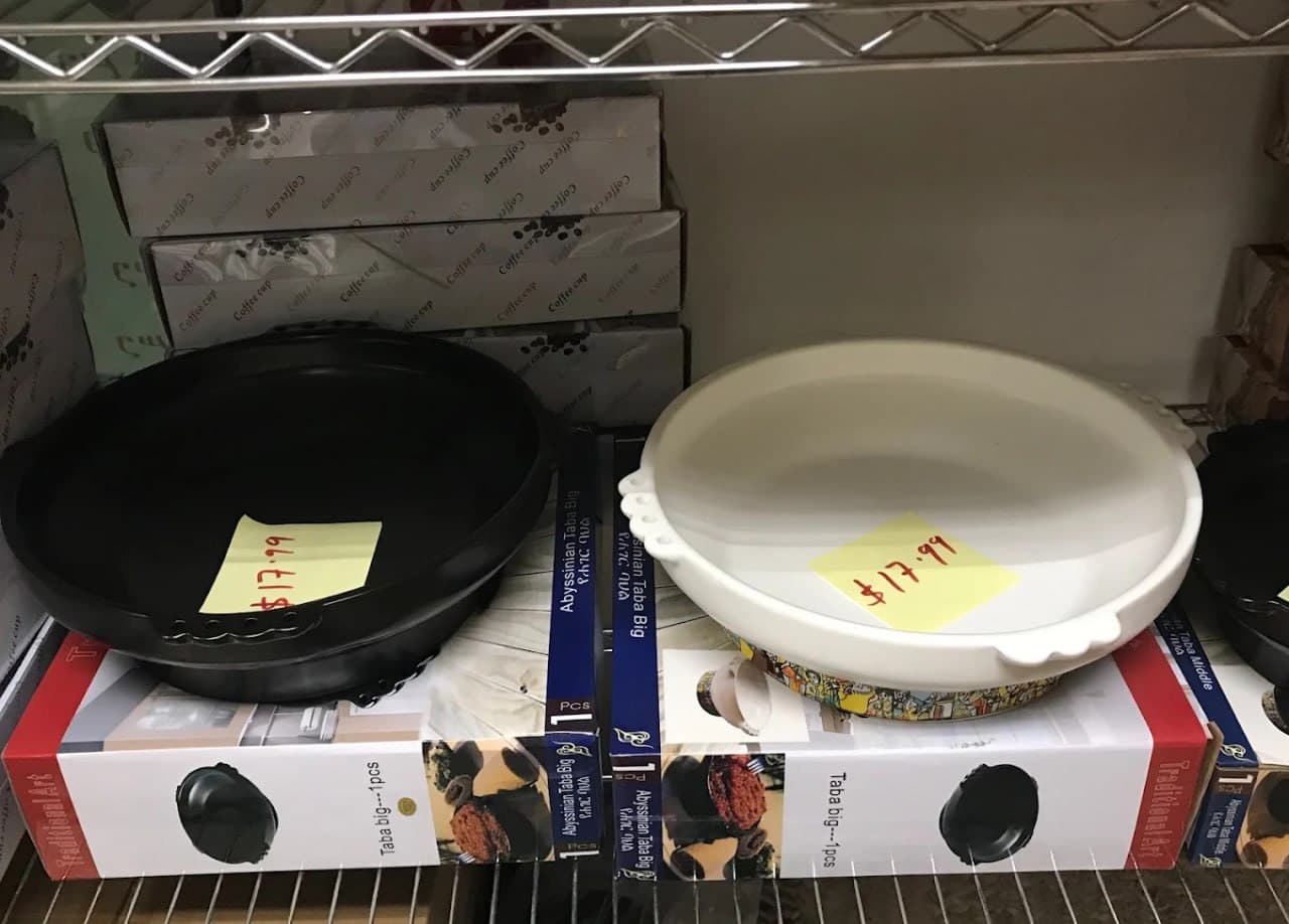 Ethiopian Cookware display